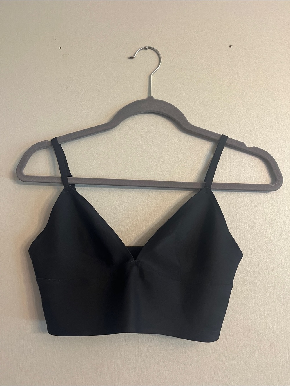 Gilly Hicks Black V-Neck Bralette